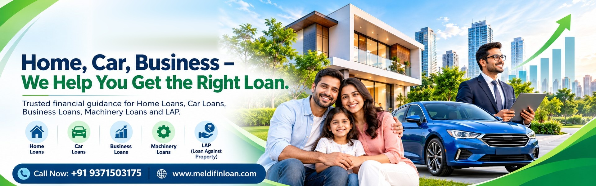 Meldi Finloan - Home, Car, Business, Machinery and LAP loan consultancy